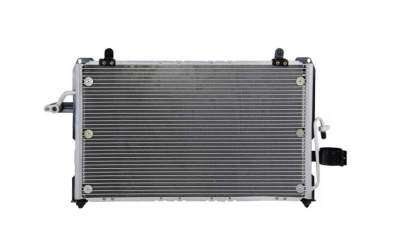 Condensator climatizare Daewoo TACUMA/REZZO, 09.2000-2008, motor 1.8, 67 kw/72 kw/74 kw; 2.0, 89 kw/96 kw benzina, full aluminiu brazat, 645(590)x365x16 mm, fara filtru uscator