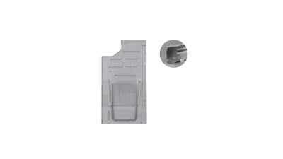 Podea Fiat 126 P, 09.72-09.00, parte montare Stanga, BestAutoVest 30007005