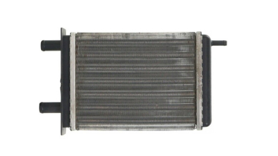 Radiator Incalzire Fiat 126p, 07.1977-09.1977, 126P, motor 0.65, benzina, cutie manuala, fara AC, aluminiu mecanic/plastic, 173x140x44 mm, SRLine