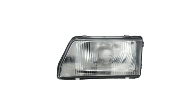 Far FIAT CINQUECENTO (170), 07.1991-10.1998, DEPO, fata, partea stanga, tip bec H4/R2+W5W; manual; carcasa neagra;