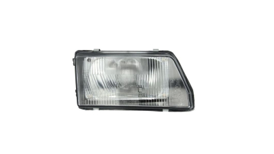 Far FIAT CINQUECENTO (170), 07.1991-10.1998, DEPO, fata, partea dreapta, tip bec H4/R2+W5W; manual; carcasa neagra;