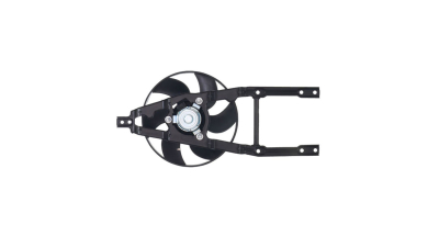 GMV radiator electroventilator Fiat Cinquecento, 07.1991-01.1998, Seicento, 01.1998-2010, Motorizare 0.9 Benzina, tip climatizare fara AC, cutie Manuala, dimensiune 100W/260mm, cu 2 pini, suport metalmm, Aftermarket