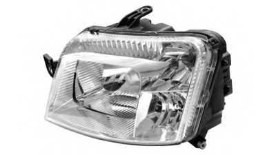 Far Fiat Panda (169), 09.2003-12.2012, Electric, tip bec H4, omologare ECE, mufa cu 14 pini, 51717075; 51794153, Dreapta, marca Depo