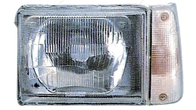 Far Fiat Panda (141a), .1986-2003, Manual, tip bec R2, omologare ECE, semnalizare alba, 46421733; 7567150; 7567160; 7570891; LPB052, Stanga, marca Tyc