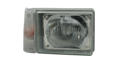 Far Fiat Panda (141a), 1986-12.2002, partea Dreapta, cu semnal alb; H4/R2+P21W; electric; fara motor, TYC
