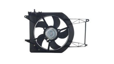 GMV radiator electroventilator Fiat Palio/Albea, 01.2002-, Palio Weekend/Albea 01.2002-, Motorizare 1, 2 8v; 1, 4 8v; 1, 6 16v Benzina, tip climatizare cu/fara AC, dimensiune 250W/320mm, cu 3pini, plastic, cu pre-rezistormm, Aftermarket