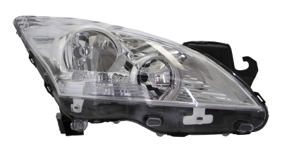 Far Peugeot 3008 08.2009-10.2013, 5008 10.2009-10.2013 VALEO partea Dreapta, tip bec H7+H7 cu motoras, cu lumini de zi