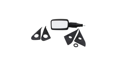 Oglinda exterioara Fiat Fiorino (146) 11.1987-12.1990/Fiat Duna 1987-, Fiat Uno (146 A/E), 08.1983-06.2002, Stanga, Crom, parghie, Fara incalzire, carcasa neagra, Convex, BestAutoVest 3D5892126; 50004120; 5892125; 7508160; 7603395 3016511E