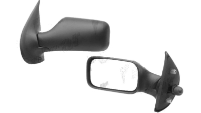 Oglinda exterioara Fiat Punto I (176) 10.1993-09.1999 partea dreapta Best Auto Vest crom convex carcasa neagra reglare manuala prin cablu fara incalzire, cu 3 usi
