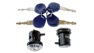 Set yale inchidere Fiat Punto 1 (176), 1993-1999, cu chei, cu 2 butuci blocare usa, stanga/dreapta,