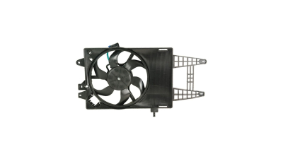 GMV radiator electroventilator Fiat Idea, 2004-2011, Punto (188), 1999-2010, Lancia Musa, 2004-2012, Ypsilon, 2003-2011, Motorizare 1, 2 44/59kw; 1, 4 57/66/70kw Benzina, tip climatizare Fara AC, dimensiune 315mm, plastic, tip Magneti Marellimm, Aftermark