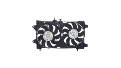 GMV radiator electroventilator Fiat Idea, 12.2003-2011, Fiat Punto (188), 09.1999-2010, Motorizare 1, 8 16v Hgt; 1, 9 Jtd; 1, 9 Multijet Diesel/Benzina, tip climatizare cu AC, cutie Manuala, dimensiune 150W/110w, 275/275mm, plastic, tip Magenti Marellimm,