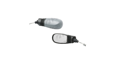 Oglinda exterioara Fiat Punto 2 (188) 07.2003-12.2010 partea dreapta Best Auto Vest crom convex carcasa prevopsita grunduita reglare manuala prin cablu fara incalzire