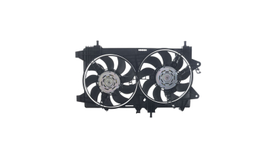 GMV radiator electroventilator Fiat Idea, 2004-2011, Punto, 2003-2010, Lancia Musa 2004-2012, Motorizare 1, 6 Multijet 88kw; 1, 9 Jtd 59/62/74kw Diesel, dimensiune 150W/110W; 280/280mm; 2+2 pini, tip Magneti Marellimm, Aftermarket