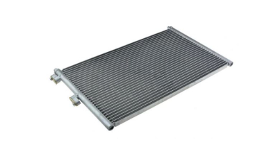 Condensator climatizare Fiat Idea, 01.2004-2011, Punto (188), 07.2003-08.2009; Lancia Musa, 10.2004-12.2010, motor 1.9 JTD, 74 kw diesel, full aluminiu brazat, 535(495)x310x16 mm, fara filtru uscator