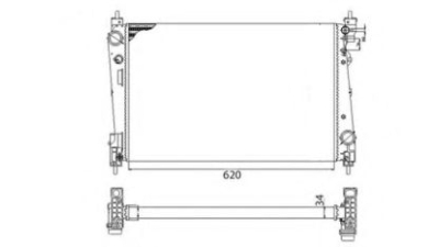 Radiator racire Best Auto Vest 302408A2
