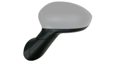 Oglinda usa exterioara Fiat Linea (323), 06.2007-2015, Punto Grande (199) 09.2005-02.2012, Punto Evo (199), 09.2009-; Punto (199), 02.2012-, partea Stanga, reglare electrica; carcasa grunduita; incalzit; sticla convexa; geam cromat; 5 pini, Aftermarket