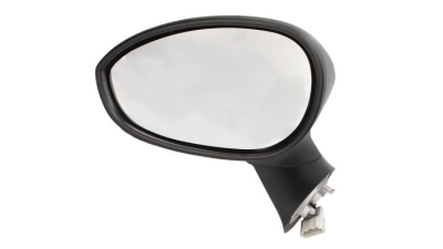 Oglinda exterioara Fiat Linea (323), 06.2007-2015, Punto Grande (199) 09.2005-, Punto Evo (199), 09.2009-, Punto (199), 02.2012-, Dreapta, Crom, electrica, carcasa neagra, Convex, View Max, cu senzor de temperatura, cu 7 pini, incalzita