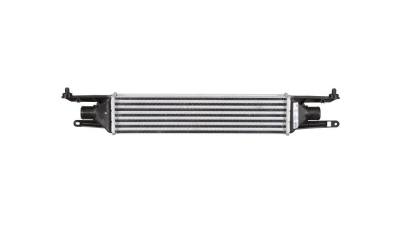 Intercooler Fiat Punto EVO/Punto, 10.2009-, Punto Grande, 10.2005-2012, motor 1.3 MultiJet 55kw, diesel, cutie manuala, cu/fara AC, aluminiu brazat/plastic, 450x100x52 mm, J.Deus, 