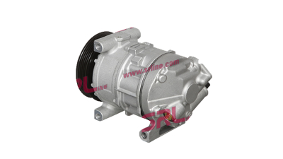 Compresor aer conditionat Fiat Fiorino, 2007-, QUBO, 2007-, Punto (199), 2005-2012, motorizare 1.4, benzina, rola curea 110 mm, 5 caneluri, de tip Denso: 5SL12C
