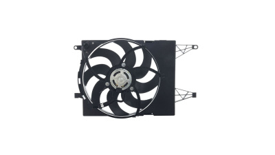 GMV radiator electroventilator Fiat Linea (323), 05.2007-2015, Motorizare 1, 4 57kw Benzina, tip climatizare cu AC, cutie Manuala, dimensiune 250W/380mm, 2+2 pini, cu pre-rezistor, plastic, Aftermarket