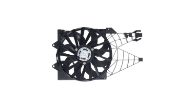GMV radiator electroventilator Fiat Linea (323), 05.2007-2015, Motorizare 1, 3 Fd Multijet 66kw; 1, 4 D Multijet 77kw Diesel, tip climatizare fara AC, cutie Manuala, dimensiune 270W/405mm, 2+2 pini, cu pre-rezistor, plastic, Aftermarket