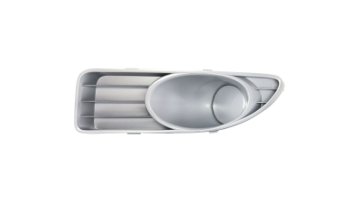 Grila bara fata Fiat Linea (323), 06.2007-05.2013, Stanga, 735460619, 302527-7 cu locas pentru proiectoare, gri
