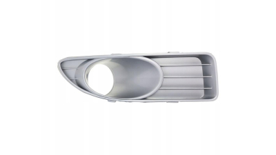 Grila bara Fiat Linea (323), 06.2007-05.2013, fata, Dreapta, gri; cu gaura proiector