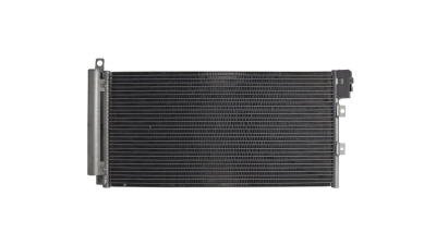 Condensator climatizare Fiat Linea, 06.2007-2015, motor 1.3 MultiJet, 66 kw/1.6 MultiJet, 77 kw diesel; 1.4 T-Jet, 88 kw benzina, full aluminiu brazat, 665 (630)x305x12 mm, cu uscator si filtru integrat