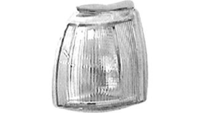 Lampa semnalizare fata Fiat Tipo (160), 03.1993-05.1995, Alba cu carcasa gri , parte Fata, omologare ECE, 0046710869; 46710869; 7791679, Stanga