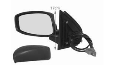 Oglinda exterioara Fiat Stilo 01.2001-03.2007 modele cu 3 Usi, partea stanga View Max crom asferica carcasa prevopsita grunduita reglare electrica cu incalzire