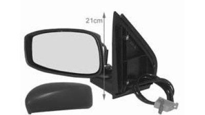 Oglinda exterioara Fiat Stilo 01.2001-03.2007 modele cu 5 Usi, partea stanga View Max crom asferica carcasa prevopsita grunduita reglare electrica cu incalzire 3030515M