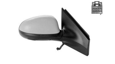 Oglinda exterioara Fiat Bravo (198) 02.2007-2014 partea stanga View Max albastra convex carcasa prevopsita grunduita reglare electrica cu incalzire