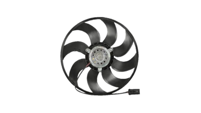 GMV ventilator radiator Fiat 500, 2007-, motor 1.2, 1.4, benzina, 1.3 MultiJet, diesel, cutie manuala, cu AC, 300 W; 405 mm; 2 pini, 