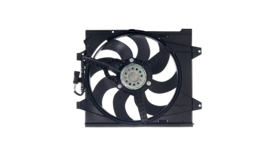 GMV radiator electroventilator Fiat 500 (312) 2007- (1, 4 16v 74kw / 1, 3 D Multijet 55kw); Ford Ka 02.2009-2015 1, 3 Tdci 55kw, tip climatizare fara AC, cutie Manuala, dimensiune 150W/405mm, plastic, Aftermarket