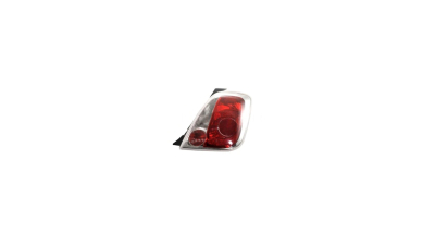 Stop spate lampa Fiat 500 (312), 03.2007-08.2015 HATCHBACK, partea Dreapta, cu lampa ceata, carcasa Neagra, fara suport becuri, TYC 11-11283-21-2