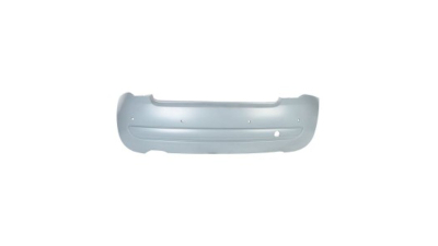 Bara spate Fiat 500 (312), 03.2007-08.2015, parte montare grunduita, cu 4 gauri senzori parcare, 303596-1, Aftermarket