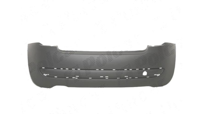 Bara spate Fiat 500 (312), 03.2007-08.2015, grunduita; cu gauri pt. ornament
