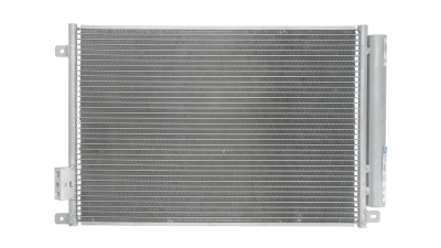 Condensator climatizare Fiat 500, 10.2013-, motor 0.9 TwinAir Turbo, 77 kw benzina, full aluminiu brazat, 545(510)x365(350)x12 mm, cu uscator si filtru integrat