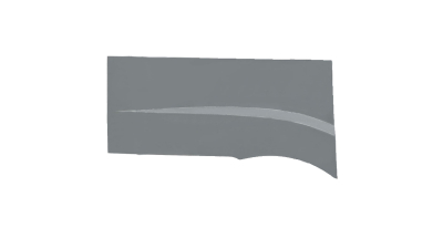 Aripa spate Fiat Doblo (119/223) 2001-01.2010, parte montare dreapta, pentru modele cu usa culisanta, 304084-4, Aftermarket