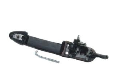 Maner usa exterior Fiat Doblo (119/223), 01.2001-01.2010, cu 1 butuc yala, negru, Fata Dreapta
