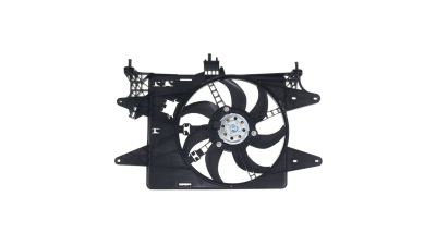 GMV radiator electroventilator Fiat Doblo (119/223), 10.2005-2010, Motorizare 1, 6 16v/Bipower 76kw Benzina, tip climatizare cu AC, cutie Manuala, dimensiune 470W/383mm, 2+2 pini, fara pre-rezistormm, Aftermarket