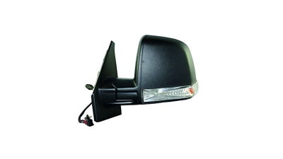 Oglinda exterioara Fiat Doblo (152/263) 01.2010- Model Combi partea dreapta View Max convex carcasa neagra reglare manuala prin cablu fara incalzire