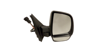 Oglinda exterioara Fiat Doblo (152/263) 01.2010- Model Cargo partea dreapta Best Auto Vest crom impartit carcasa prevopsita grunduita reglare electrica cu incalzire