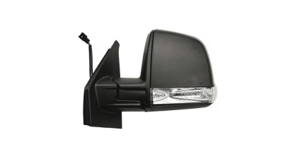 Oglinda exterioara Fiat Doblo (152/263) 01.2010- Model Combi partea dreapta View Max convex carcasa neagra reglare electrica cu incalzire