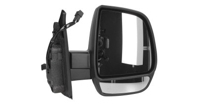Oglinda exterioara Fiat Doblo (152/263) 01.2010- Cargo partea dreapta View Max convex carcasa neagra reglare electrica cu incalzire 6pini