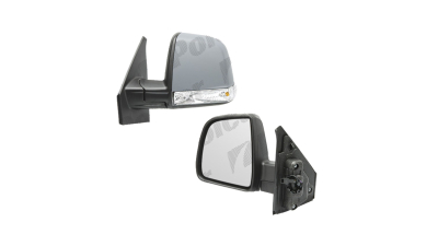 Oglinda exterioara Fiat Doblo (152/263) 01.2010- Model COMBI, partea dreapta View Max 8pini, crom convex carcasa prevopsita grunduita reglare electrica cu incalzire