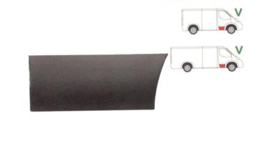 Panou reparatie usa Iveco DAILY, 01.1978-02.1990, Iveco DAILY, 01.1990-02.1999, partea dreapta, parte inferioara usa fata, 
