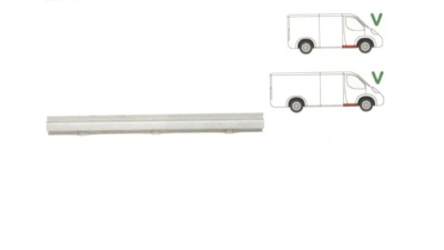 Segment reparatie prag Iveco Daily 01.1978-02.1990, Iveco Daily 03.1990-12.1998 , partea Stanga/ Dreapta, Sub Usa Din Fata, L=600mm, 