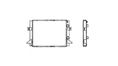 Radiator racire Iveco Daily, 04.1985-09.1989, Motorizare 2, 5 D 76kw Diesel, cutie Manuala, dimensiune 643x455x40mm, Cu lipire fagure mecanica, Original